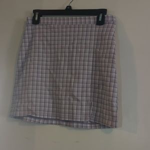 Mini Purple Checkers Skirt